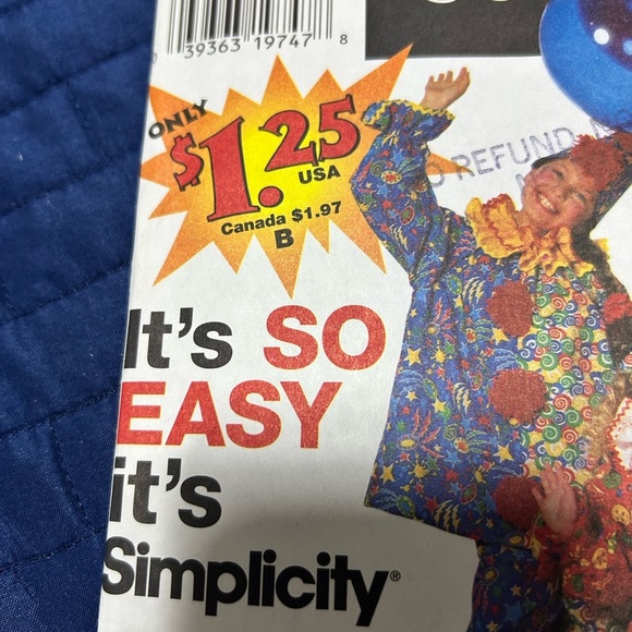 Simplicity Multicolor Kids Clown Costume - Halloween is coming - Picture 5 of 8